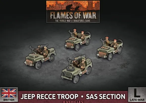 Flames of War - Jeep Recce Troop / SAS Section