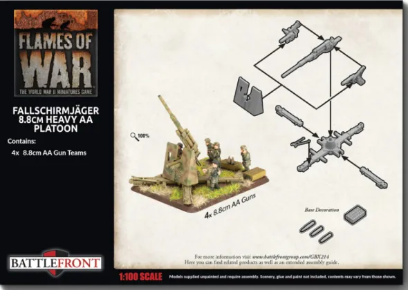 Flames of War - Liberation of Italy - FJ 8.8cm Heavy AA