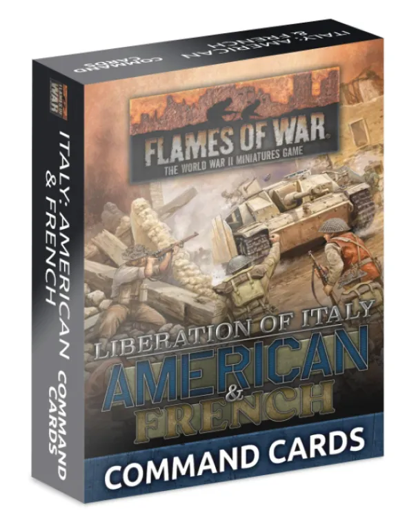 Flames of War - Liberation of Italy - American and French Command Card Pack