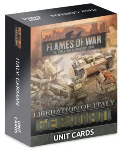 Flames of War - Liberation of Italy - German Unit Card Pack