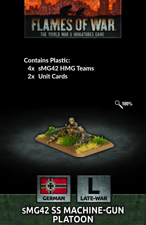 Flames of War - MG42 SS Machine Gun Platoon