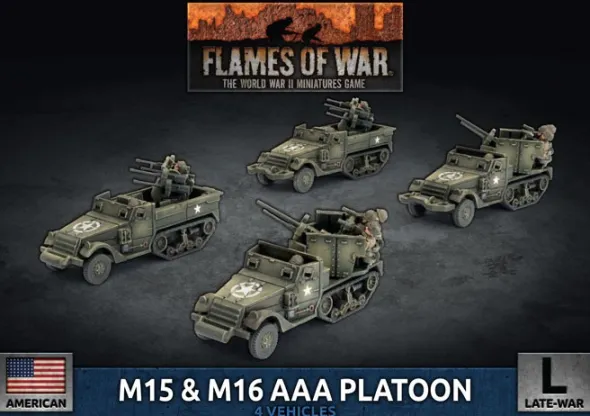 Flames of War - M15 & M16 AAA Platoon