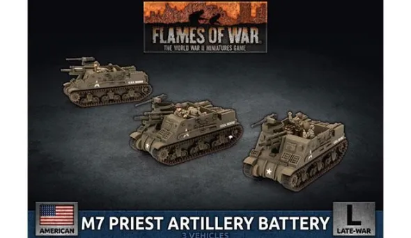 Flames of War - M7 Priest Artillery Battery
