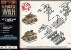 Flames of War -M5 Stuart Light Tank Platoon