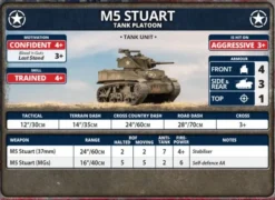 Flames of War -M5 Stuart Light Tank Platoon