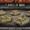 Flames of War - Panzer III (Late) Tank Platoon