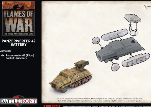 Flames of War - Panzerwerfer 42 Battery
