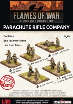 Flames of War - Parachute Rifle company