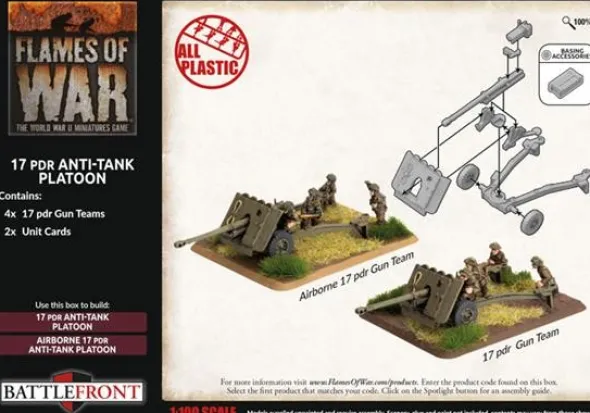 Flames of War - 17 Pdr Anti-Tank Platoon