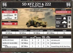 Flames of War - SdKfz 221 and 222 SS Scout Troop