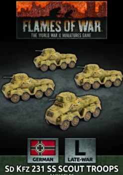Flames of War - SdKfz 231 SS Scout Troops