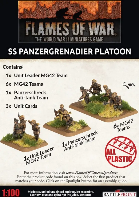 Flames of War - SS Panzergrenadier Platoon