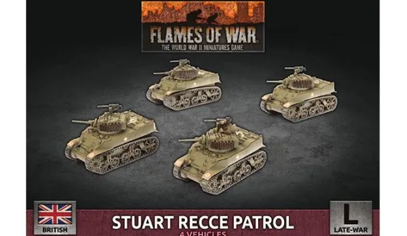Flames of War - Stuart Recce Patrol