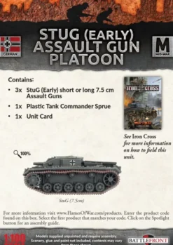 Flames of War - StuG (Early) Assault Gun Platoon