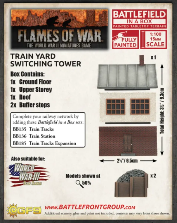 Flames of War - Train Yard Switching Tower
