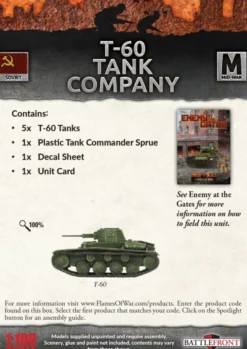 Flames of War - T-60 Tank Company