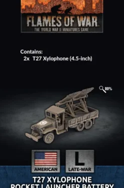Flames of War - T27 Xylophone Rocket Launcher Battery