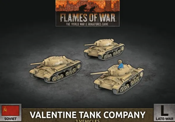 Flames of War - Valentine Tank Company