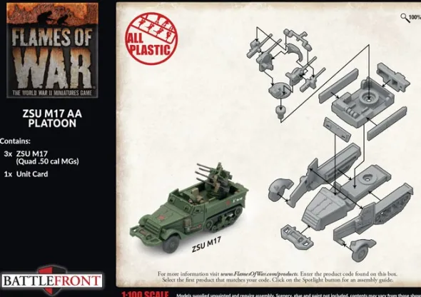 Flames of War - ZSU M17 AA Platoon