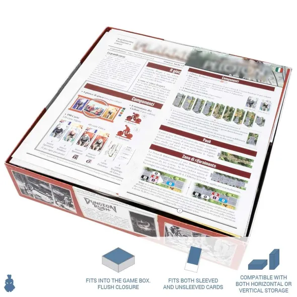 Flamme Rouge et Extensions - Boîte de Rangement Dicetroyers Compatible