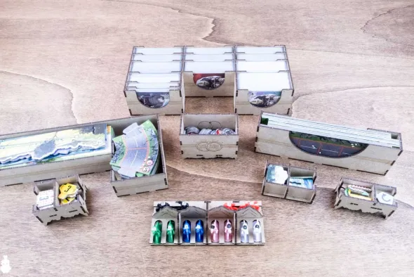 Flamme Rouge et Extensions - Boîte de Rangement Dicetroyers Compatible