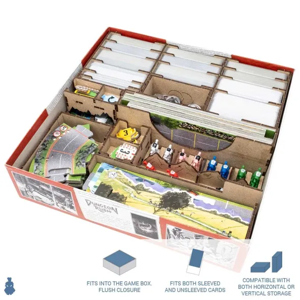 Flamme Rouge et Extensions - Boîte de Rangement Dicetroyers Compatible