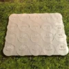 Flat Plastic Miniatures - Colored Bases Etched Numbers 1-20 - Clear