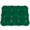 Flat Plastic Miniatures - Colored Bases Etched Numbers 1-20