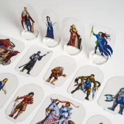 Flat Plastic Miniatures - Mankind - 62 Pieces