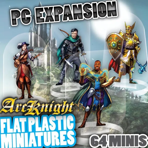 Flat Plastic Miniatures - PC Expansion Pack - 64 pièces