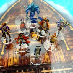 Flat Plastic Miniatures - Pirates - 62 Pieces