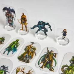 Flat Plastic Miniatures - The Grove - 62 Pieces