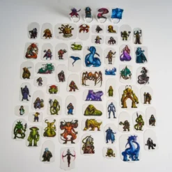 Flat Plastic Miniatures - The Underground - 62 Pieces