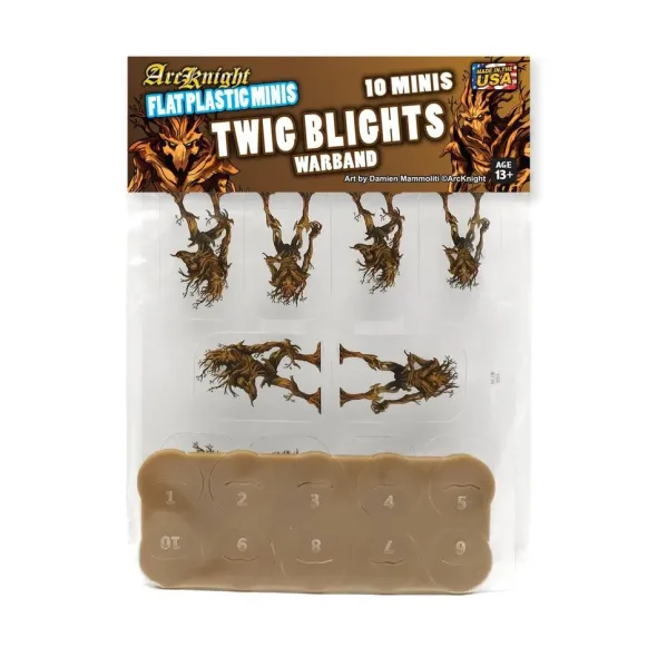 Flat Plastic Miniatures - Twig Blights - 10pc