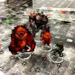 Flat Plastic Miniatures - Underground Horde - 31 Pieces