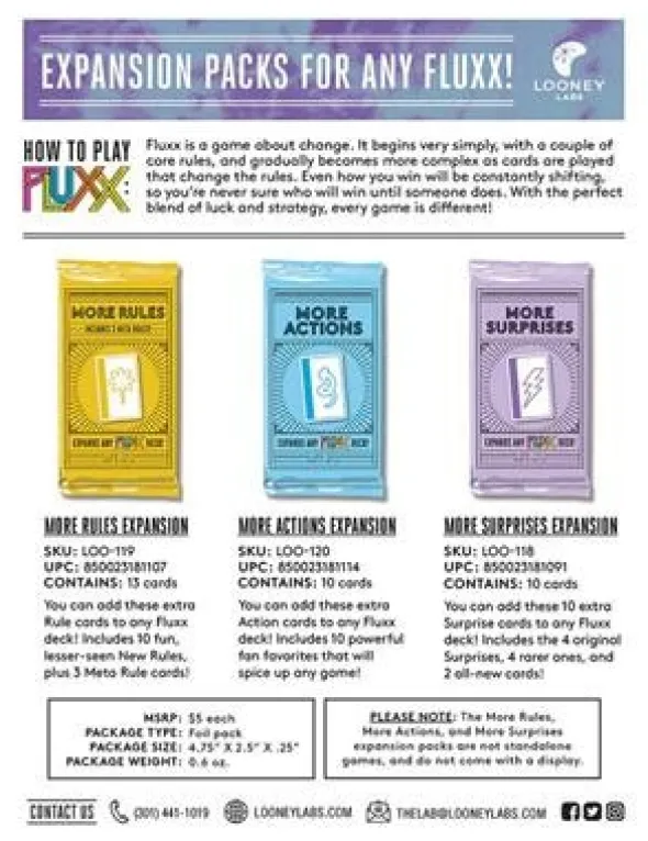 Fluxx: More Rules