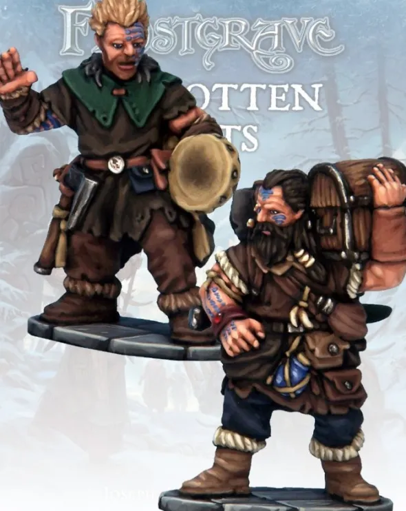 Frostgrave - Barde et Mule Barbares