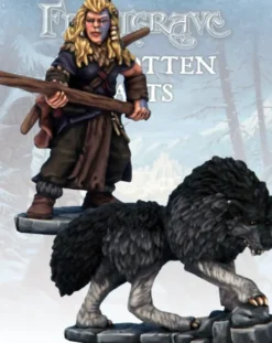 Frostgrave - Chasseur et Chien de Guerre Barbares
