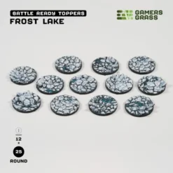 Frost Lake Bases, Round 25mm (x10)