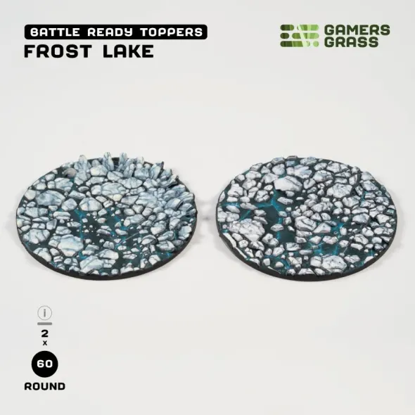 Frost Lake Bases, Round 60mm (x2)