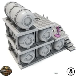 Fuel Tank Stockpile - Wargame Scenery Terrain