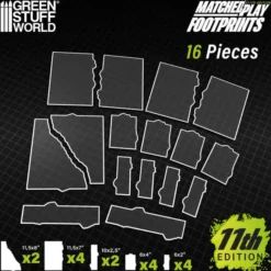 Gabarits 11e édition Wh40k Compatibles