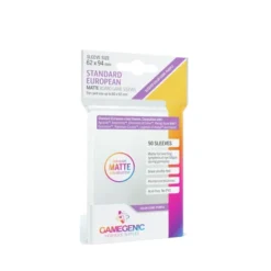 Gamegenic - 50 Matte Sleeves Standard Européen - 62x94