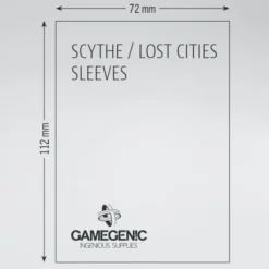 Gamegenic - PRIME - Scythe/Lost Cities - Sleeves - 72 x 112 mm