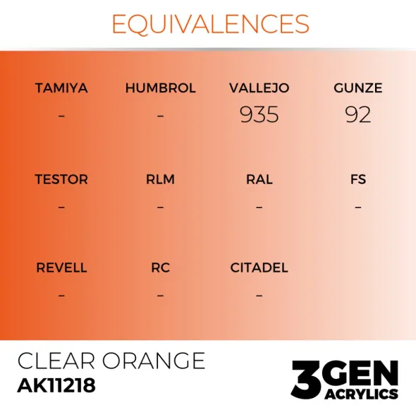 3Gen Ak Interactive - Clear Orange