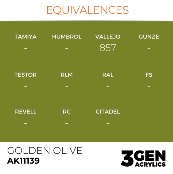 3Gen Ak Interactive - Golden Olive