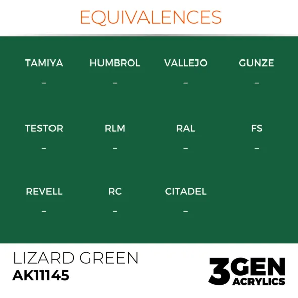 3Gen Ak Interactive - Lizard Green