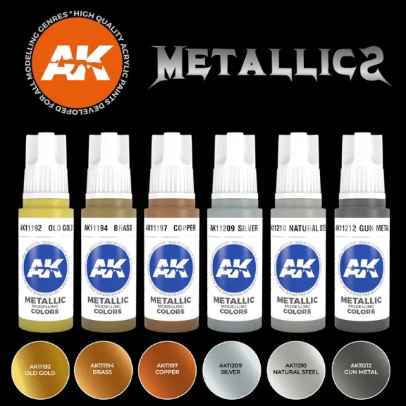 3Gen Ak Interactive - Metallics Colors