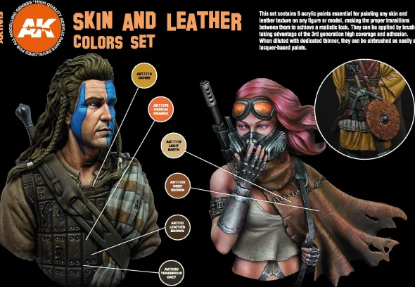 3Gen Ak Interactive - Skin and Leather Colors