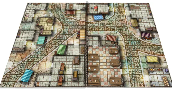 Giant Book of Battle Mats - Streets, Sewers & Cemeteries